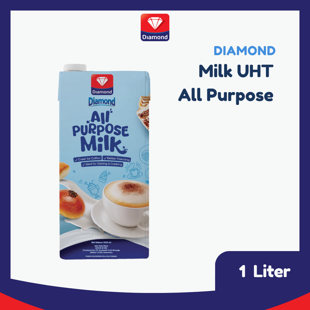 

Diamond Milk Susu UHT All Purpose 1 L