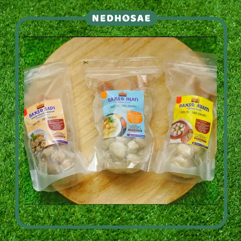 

BAKSO GLUTEN FREE BG BAXSO MAKNYUS TANPA MSG TANPA PENGAWET | BAKSO IKAN | BAKSO AYAM ORGANIK | BAKSO SAPI GRASS FED BAXSOMAKNYUS