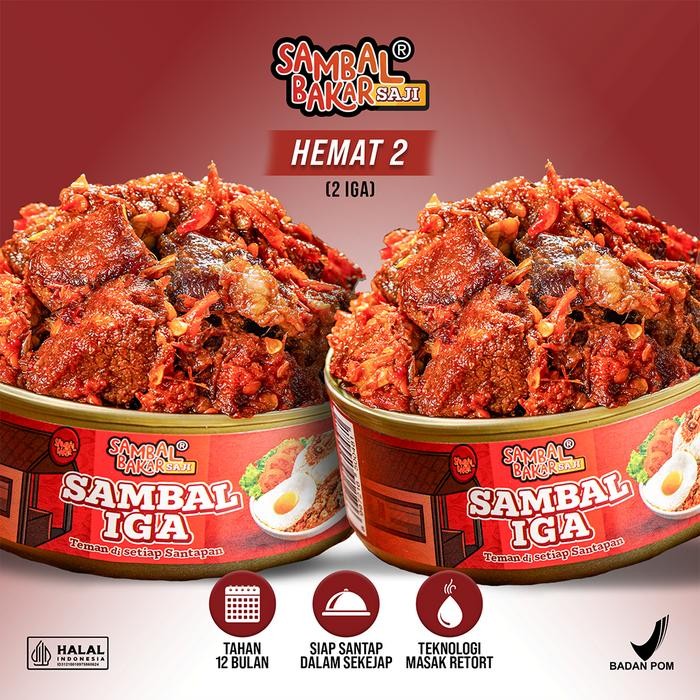 

SALE Hemat 2 - Sambal Bakar Saji - Sambal Bakar Indonesia - Iga + IgaTERLARIS