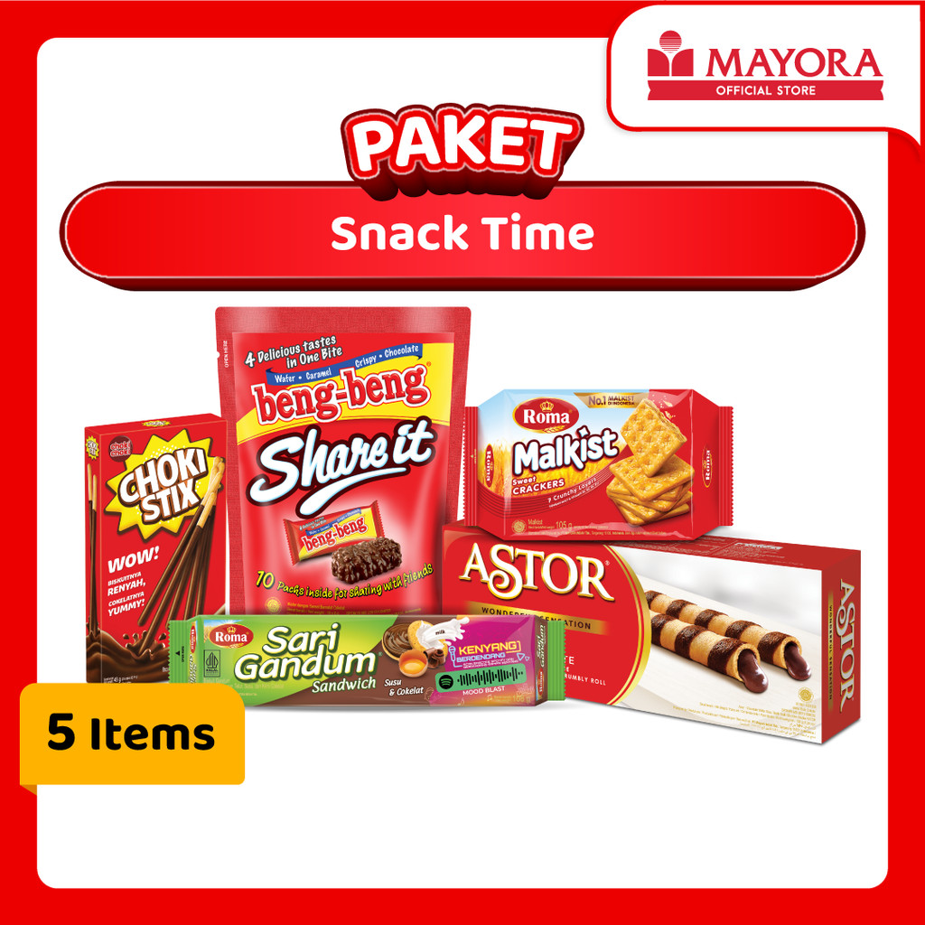Paket Mayora Snack Time - Live