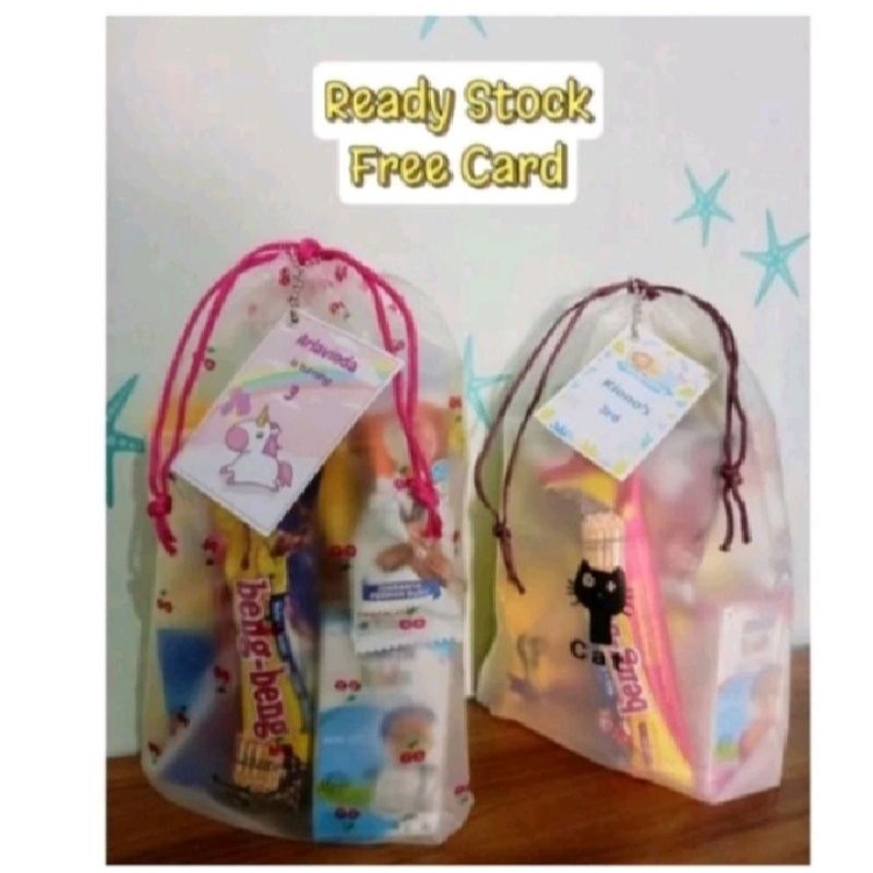 

30pcs Paket Snack kemasan Tas Pouch Serut