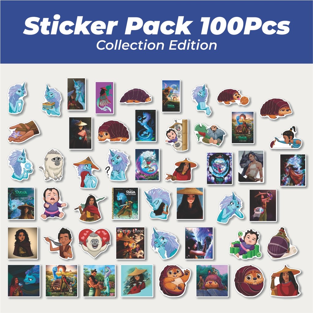 

Hot Stiker Kartun Raya and the Last Dragon Lucu Anti Air Stikers Berperekat Waterproof Sticker Decal Buat Motor Helm Buku Journal Koper Casing HP Laptop Botol Minum