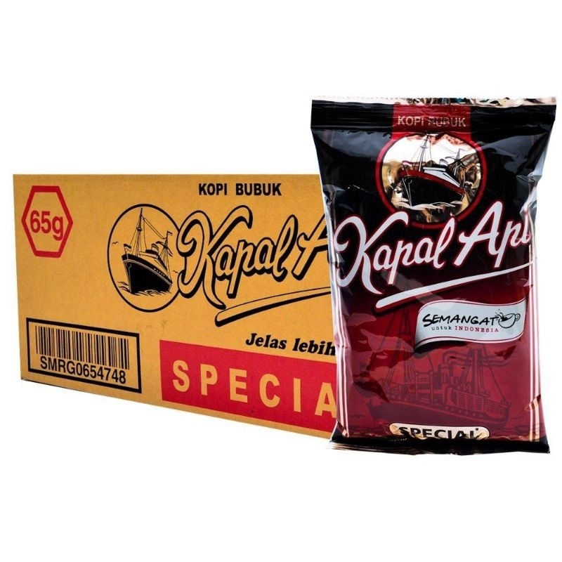 

kopi kapal api 60 gr 1 dus isi 50 pcs