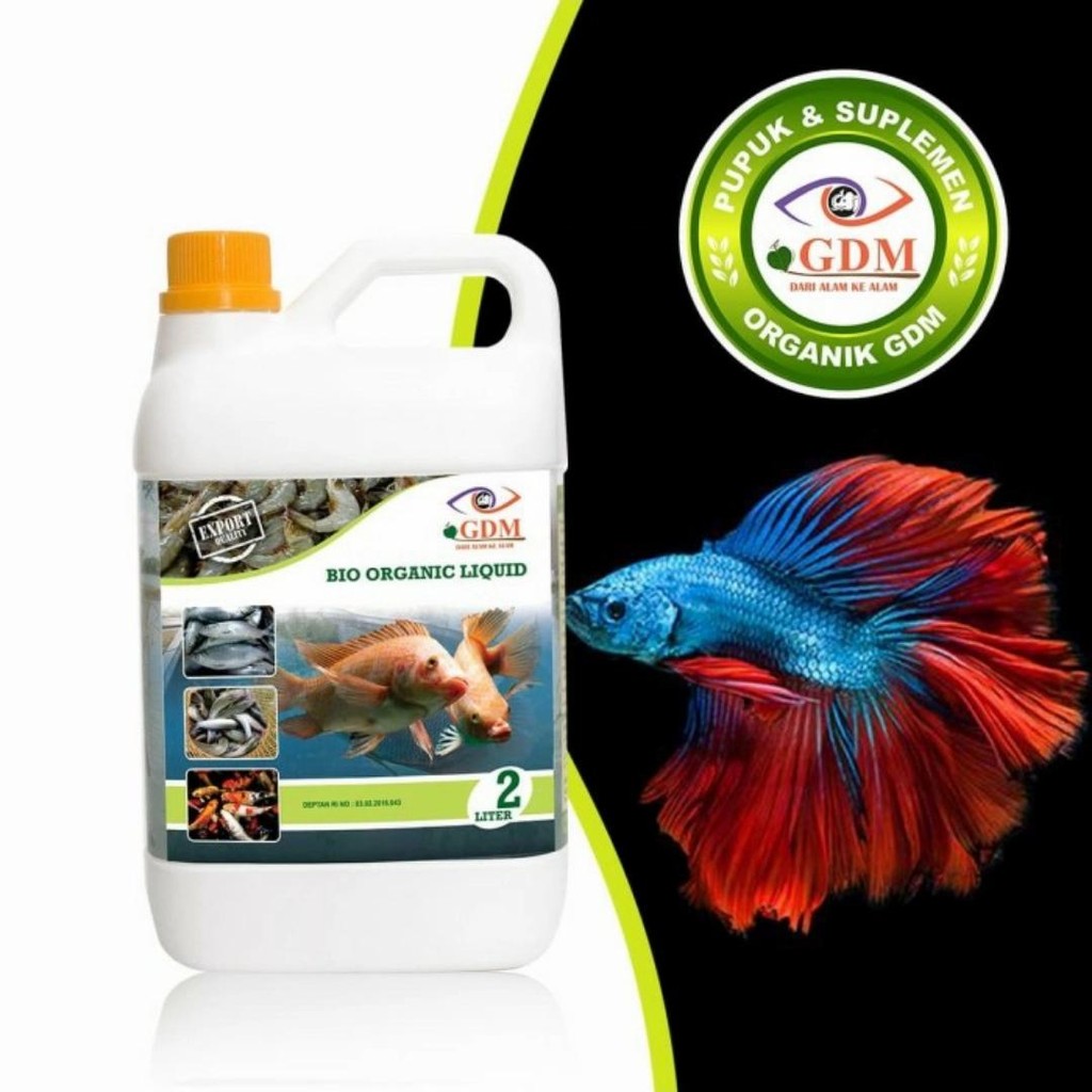 Suplemen Organik Cair GDM ikan Cupang - 1 liter