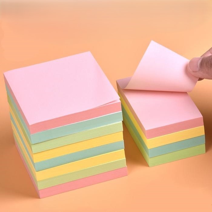 

Sticky Notes 4 Warna 7.6×7.6CM Memo Stick Kertas Memo Tempel Perlengkapan Kantor Stick Kertas Memo 100 Lembar