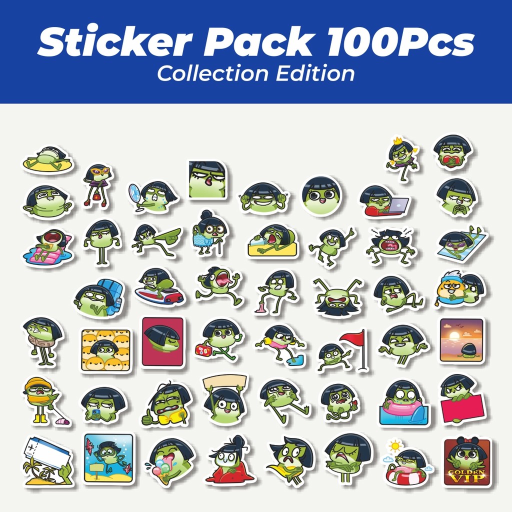 

Hot Stiker Kartun Funny Julia The Toad Lucu Anti Air Stikers Berperekat Waterproof Sticker Decal Buat Motor Helm Buku Journal Koper Casing HP Laptop Botol Minum