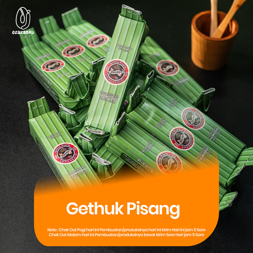 

Gethuk Pisang Dhoho - Camilan Tradisional Khas Kediri - Terbuat Dari Pisang Raja Nangka - Snack - Food Jajanan Cemilan