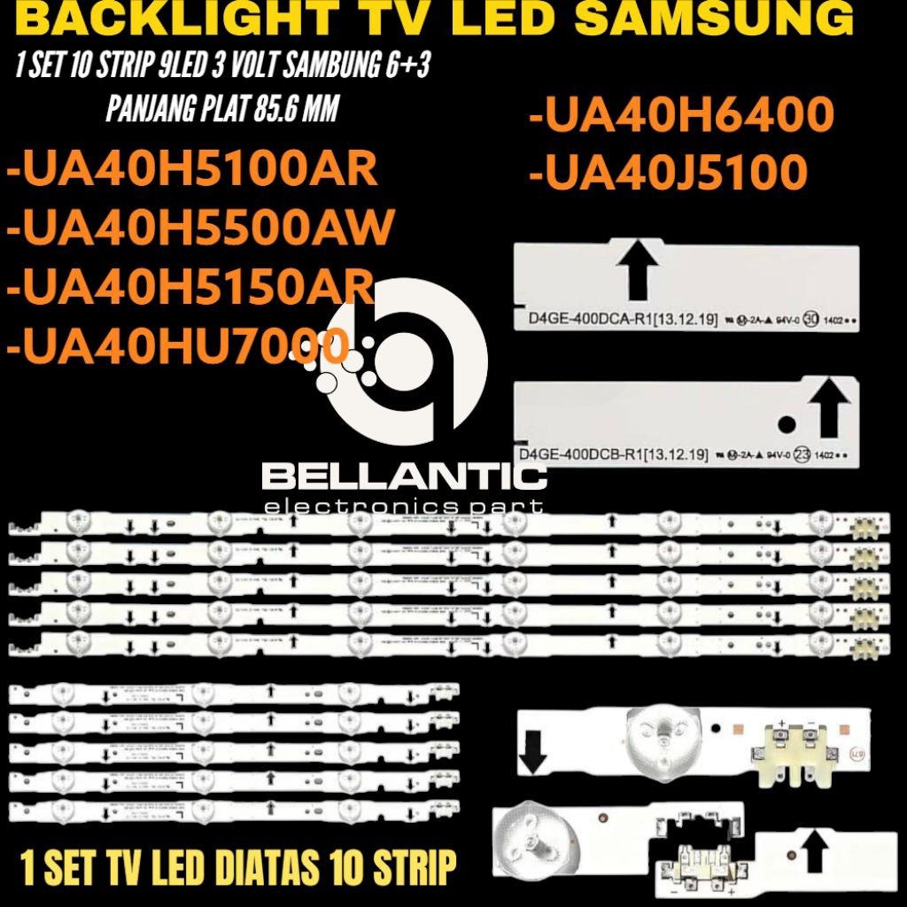 BACKLIGHT TV LED SAMSUNG 40 INCH UA-40H5100AW-UA-40H5500AW-UA-40H5150AR-UA-40HU7000-UA-40H6400 BACKL