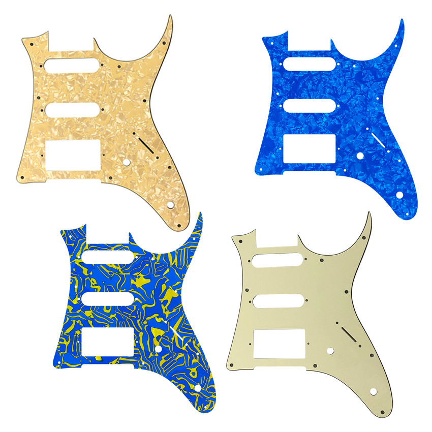 Pleroo Custom Guitar Parts - For MIJ Ibanez GRX40 Guitar Pickguard Humbucker Pickup Scratch Plate