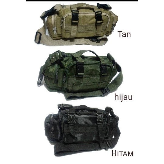 TAS SELEMPANG ARMY Tas Selempang Tactical ARMY Tas Samping TNI POLRI