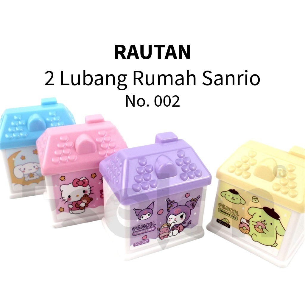 

❤️️1buah Rautan Mini RUMAH 002 / Serutan Pensil 2 size Motif Boneka❤️️