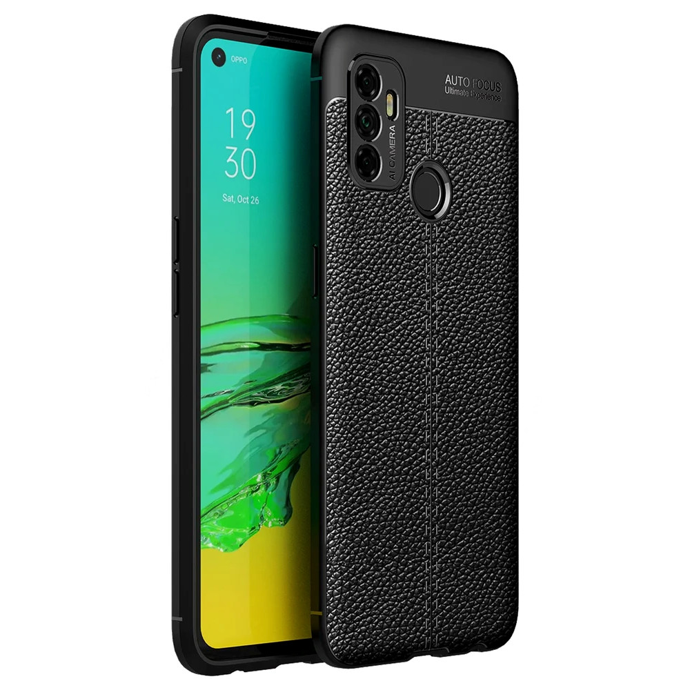 CASE OPPO A53 A33 A53S / A92 A52 / A31 SOFT CASE AUTOFOCUS KULIT LEATHER SLIM FIT DESIGN #PNEW