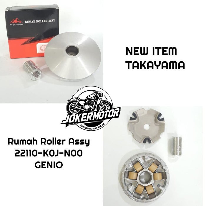 RUMAH ROLLER ASSY KOMPLIT BEAT K1A GENIO - TAKAYAMA
