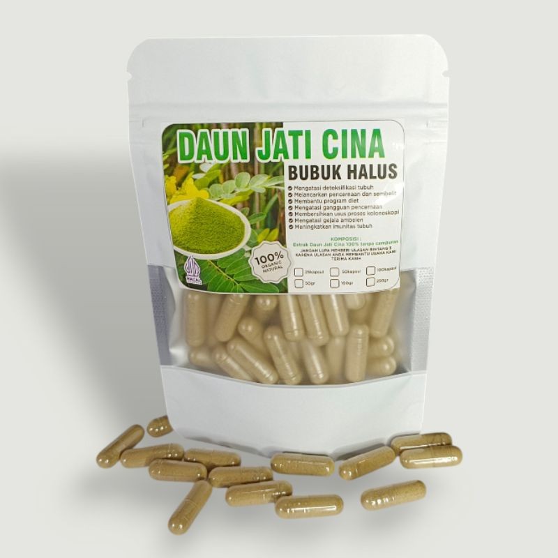 

Kapsul Daun Jati Cina Bubuk Halus original