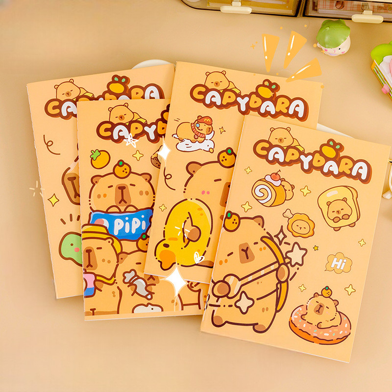 

Notebook A5 Buku Tulis Sekolah Motif Capybara Kapibara Buku Diary Aestetic Kuliah Catatan S-NB031