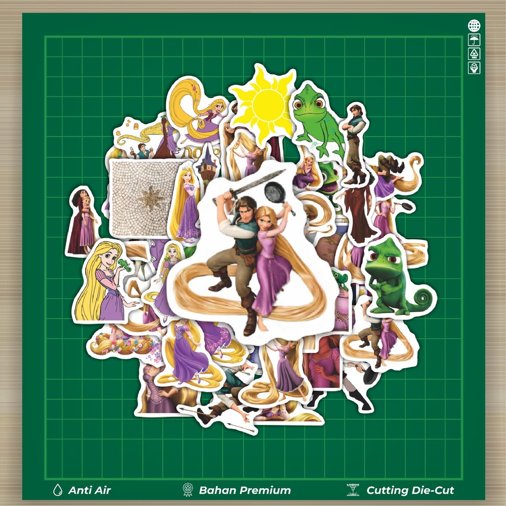 

HOT 50 PCS STIKER Stiker Kartun Rapunzel V3 Stiker Fashion Cars Decal Dingin Kartu Album Custom Vinyl Anti Air- Sticker Aesthetic Buku Journal Koper Casing HP Tablet Laptop Helm Motor Botol Minum