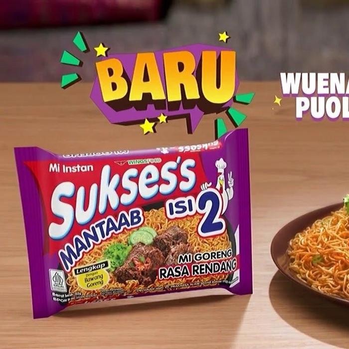 

PROMO! Mie Goreng Instan Suksess Rasa Rendang isi 2 Murah Grosir Terbaru