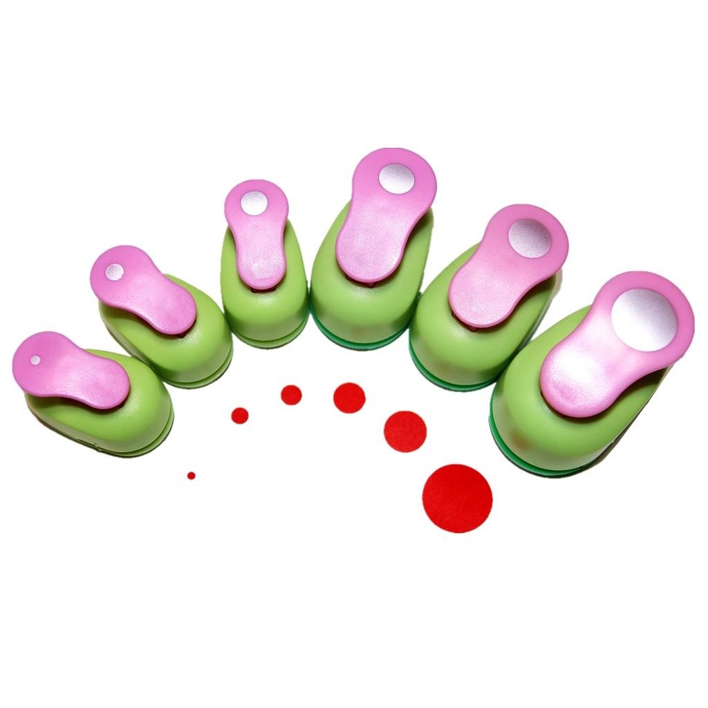 

3mm-75mm Circle shape craft punch cortador de papel scrapbook paper manual DIY Button Badge Making Circle Cutters