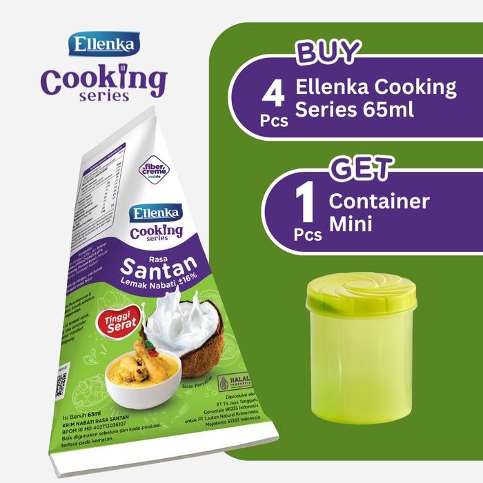 

PROMO! Ellenka Cooking Series 4 pcs FREE 1 pcs