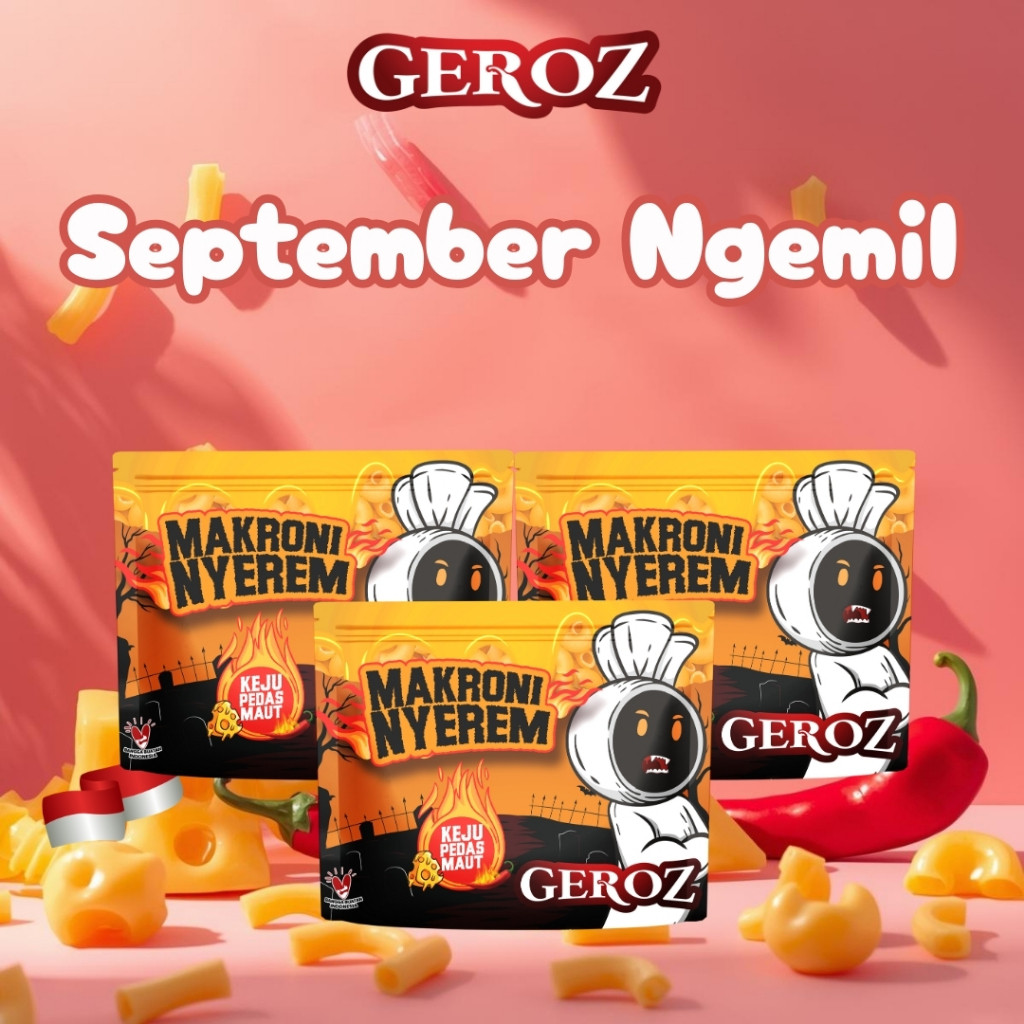 

Geroz - Makroni Nyerem - Rasa Keju Pedas isi 3