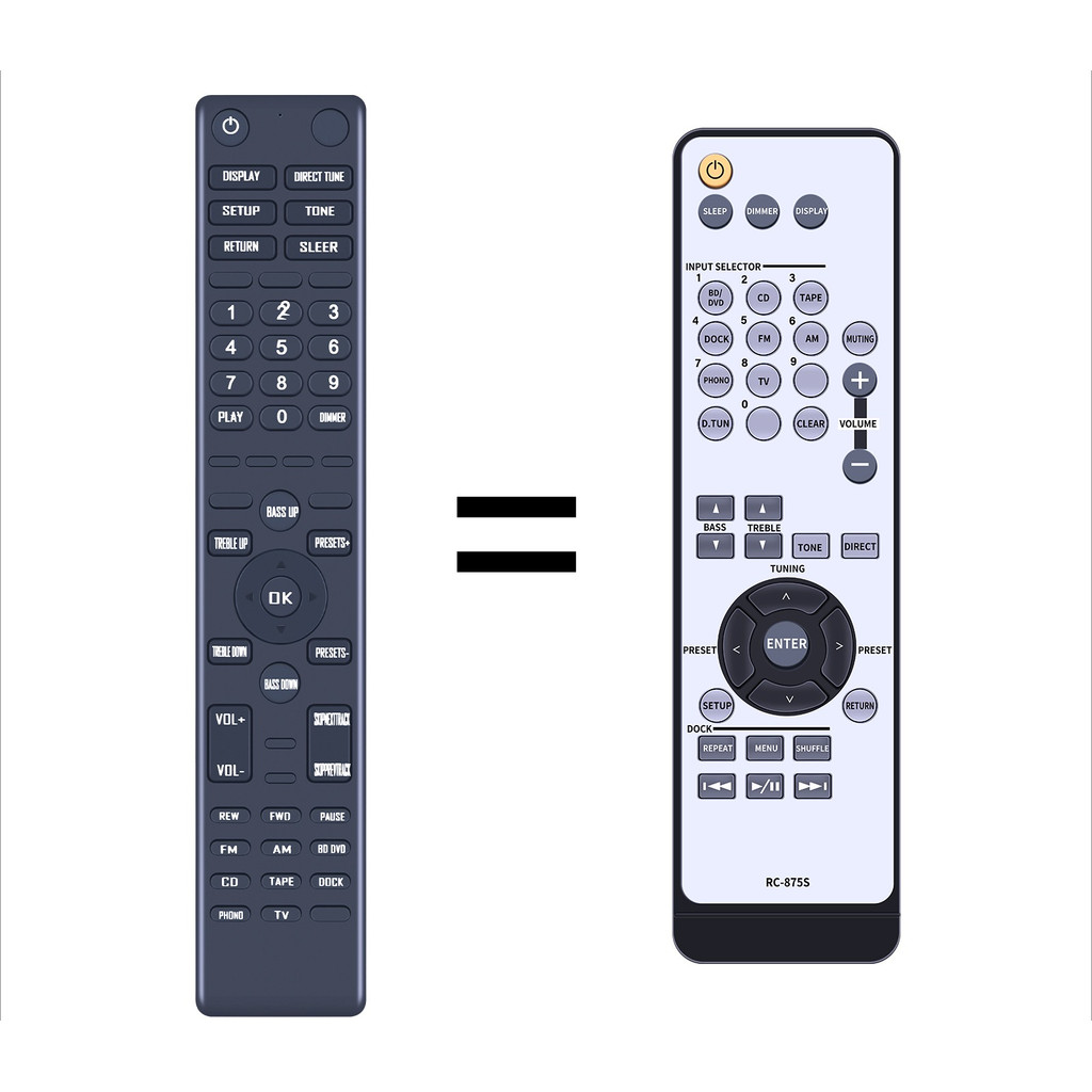 New RC-875S Remote Control For Onkyo TX-8020 Stereo Receiver