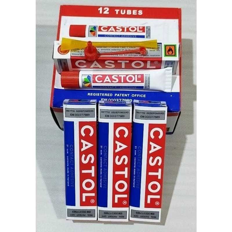 

(1Lusin) Lem Castol Tanggung 21Cc 1 Lusin - READY STOK