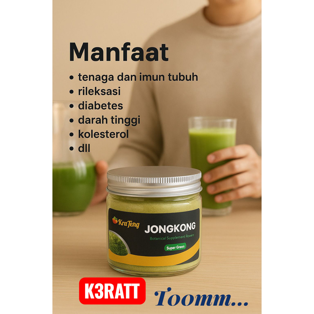 

(promo) Bubuk herbal daun herbal BUBUK GREEN MACHA KAlimantan varian hijau /150 KTM herbal tradisional