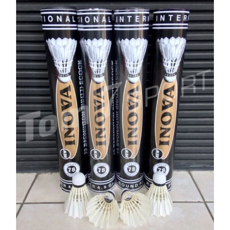 Shuttlecock Original INOVA HITAM / BLACK (Kok PB Djarum) Cock Kualitas Impor