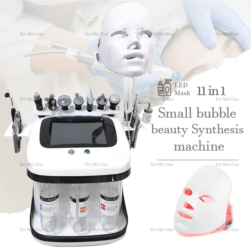 11 in 1 Portable Multifunction Hydra Dermabrasion Hydra Peeling Vacuum Blackhead Remover Skin Care m