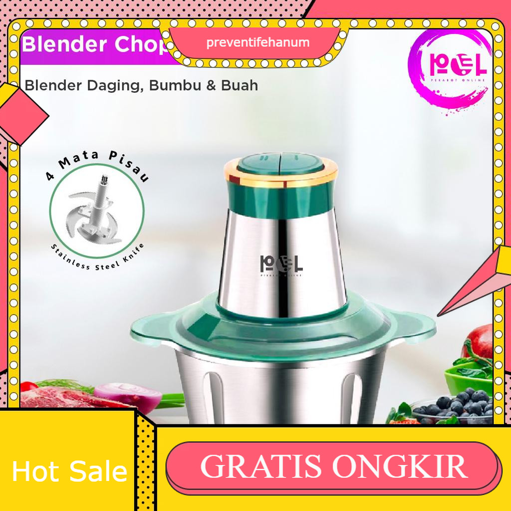 Blender Daging Stainless Steel