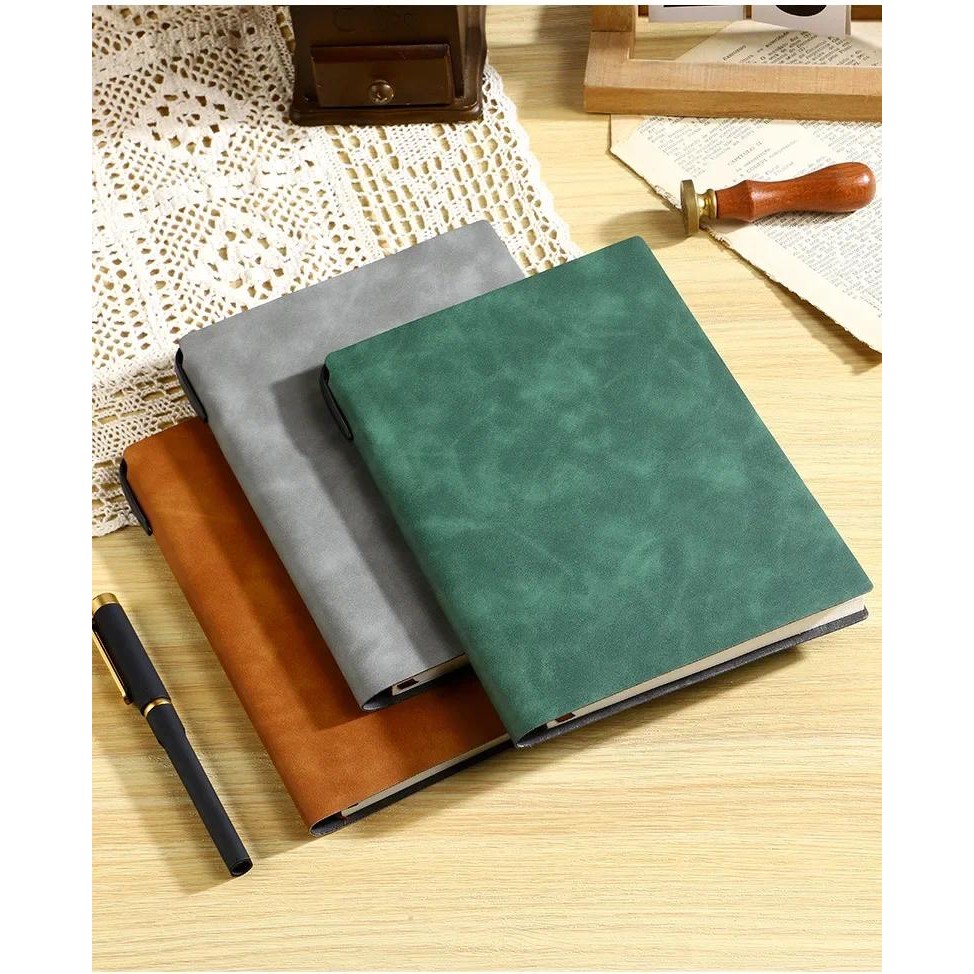 

A5 Notebook Thick Book Student Study Supplies Gift Box High Aesthetic INS Style Conference Record Book for Office and Education