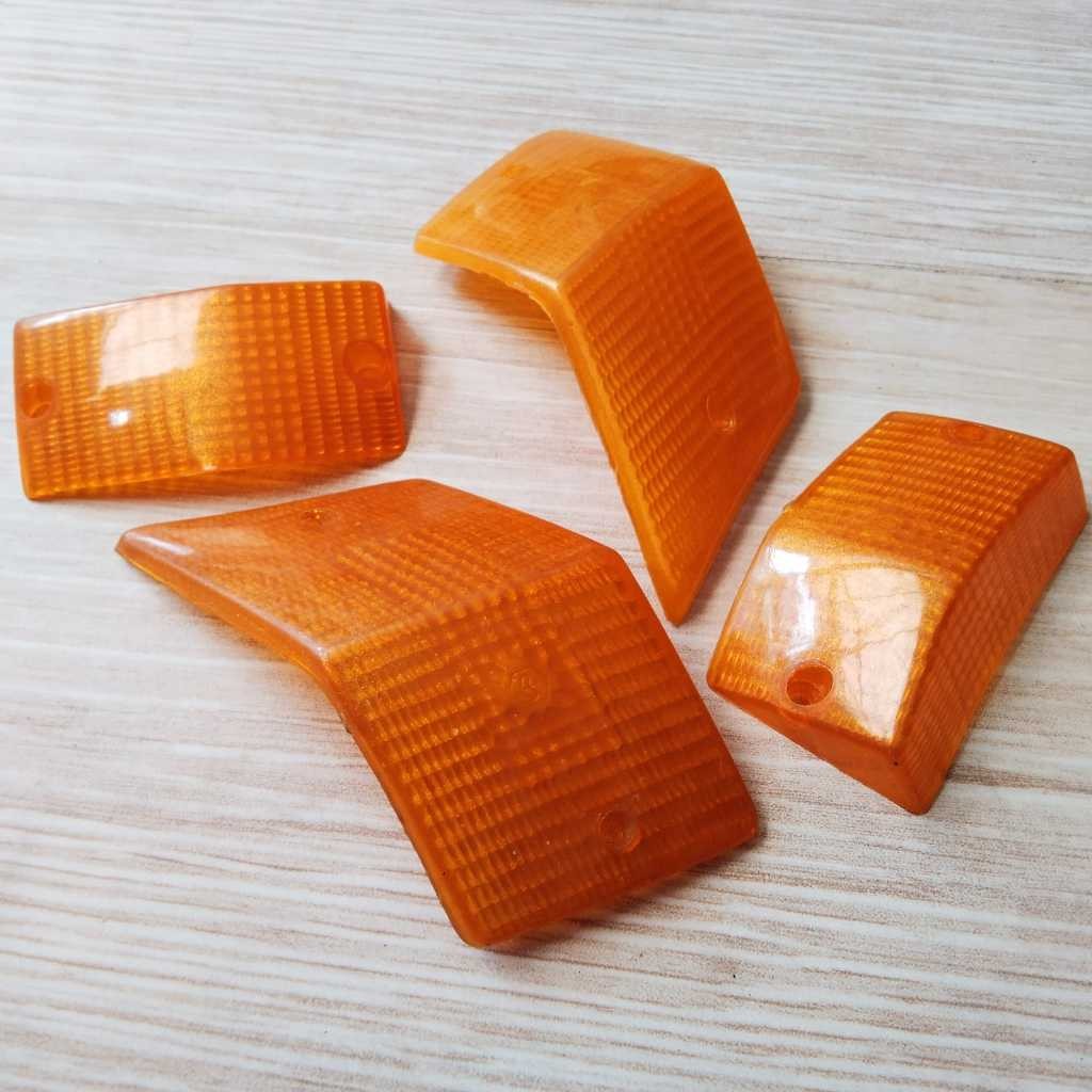 MIKA RITING SEIN SEN DEPAN BELAKANG SET WARNA ORANGE VESPA PX EXCLUSIVE EXCEL/COD