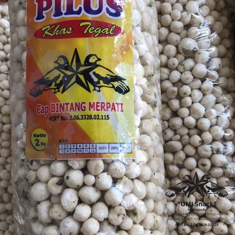 

Pilus kletuk isi 2 KGkhas tegal gurih renyah Camilan Food Snack Pedas Makanan Cemilan Keripik Kerupuk