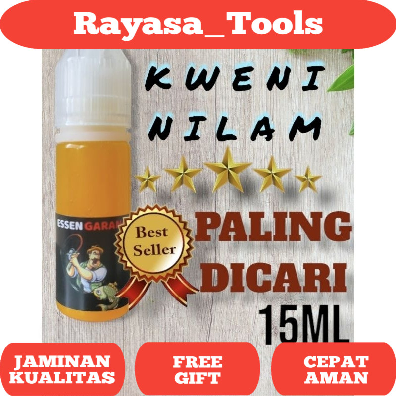 ESSEN OPLOSAN KWENI NILAM 15ML// IKAN MAS BABON// AROMA SEGAR KWENI // ESSEN IKAN MAS