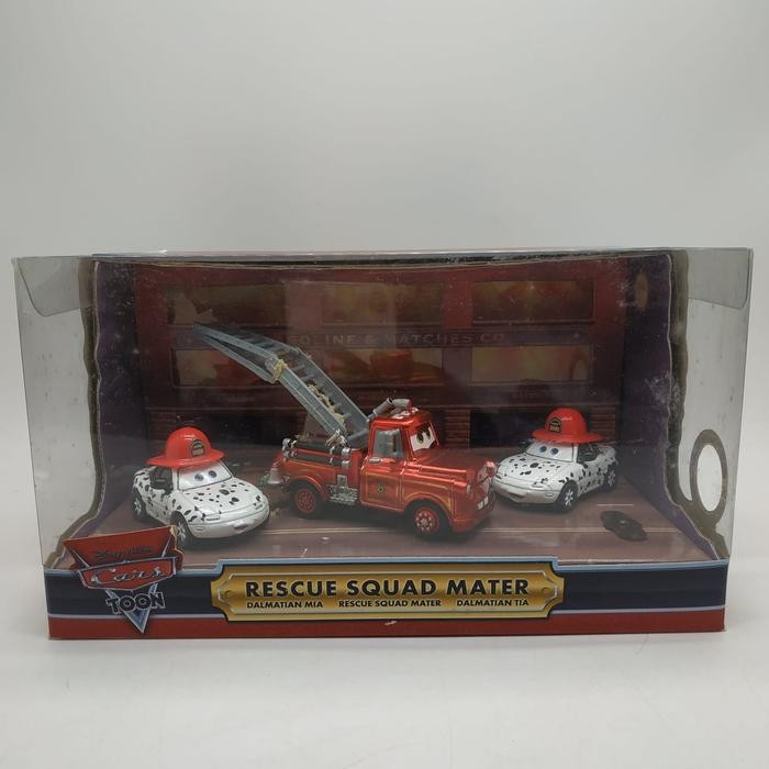 MAINAN... Disney Cars Mattel Rescue Squad Mater 3 in 1