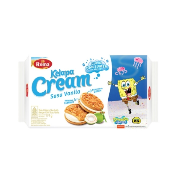 

ROMA KELAPA CREAM VANILLA 174 GR