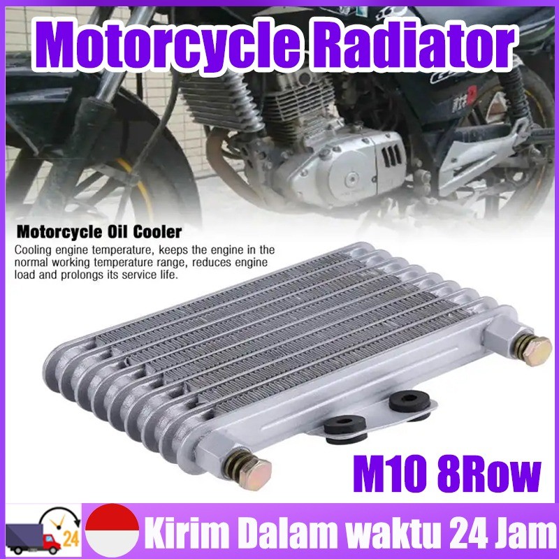 [Ready ya,COD] Radiator Mesin Pendingin Oli Sepeda Motor Unviersal Veator Radiator Mesin Pendingin A