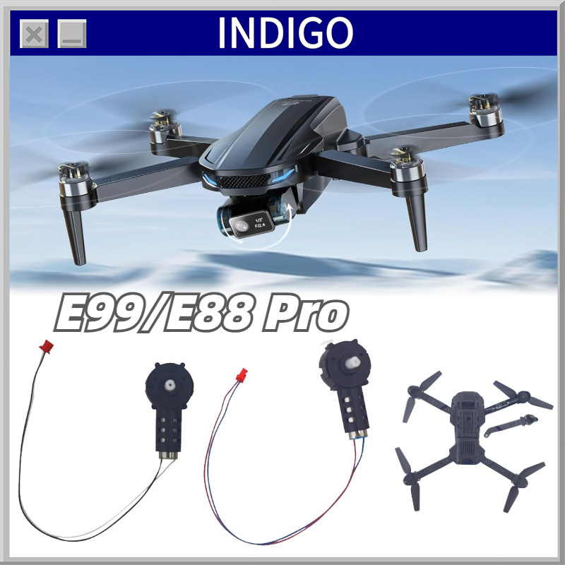 Motor Dinamo Part Drone E88pro/e88/e585/e99/s89 Motor Dan Dudukan Dinamo Motor Gear Box Drone