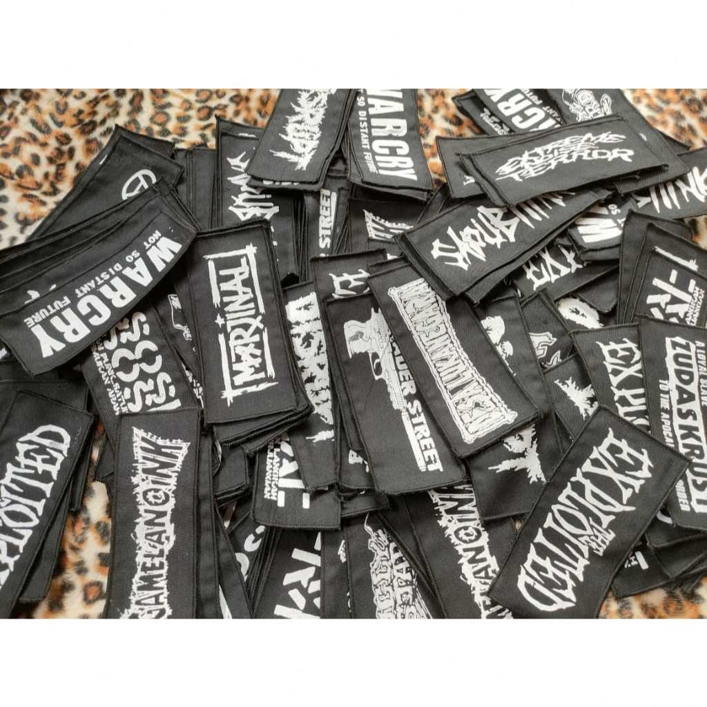 cod emblem band punk,emblem patch,grosir emblem