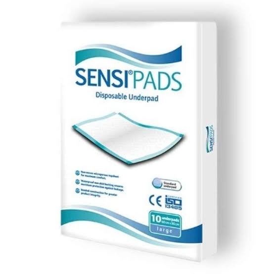 SENSI PADS Disposable Underpad L'10 60x90 Perlak Sekali Pakai