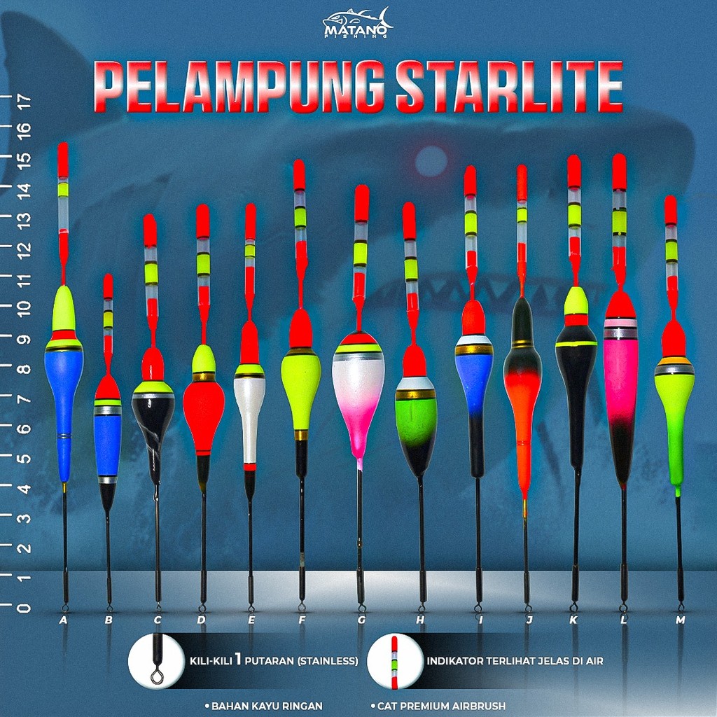 PELAMPUNG ANTI BADAI STARLET 25CM