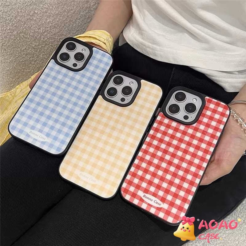 Case HP Untuk IPhone 13 11 12 15 14 16 Pro Max 15 14 16 Plus 15 14 12 16 13 11 Pro Macaroon Akrilik 