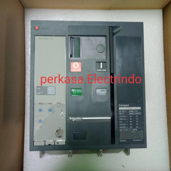 SCHNEIDER MCCB NS800N NS800 N 800A 3P MOTOR MOTORIZED MIC2.0 33466E