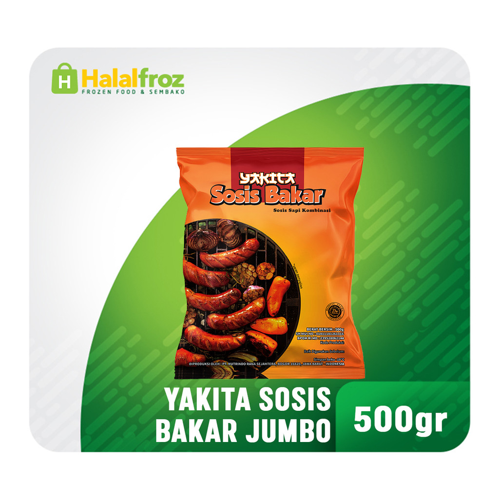 

Yakita Sosis Bakar Jumbo 500gr (20s)