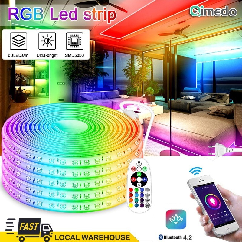 ELECTROTECH Led Plafon Lampu Led Strip Selang Smd Rgb 30 Meter Led Dekorasi Lampu Kamar Ceiling Plaf