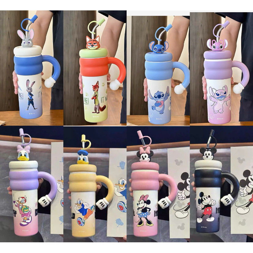 Gelas Minum Stainless SUS 316 850 Ml dengan Sedotan