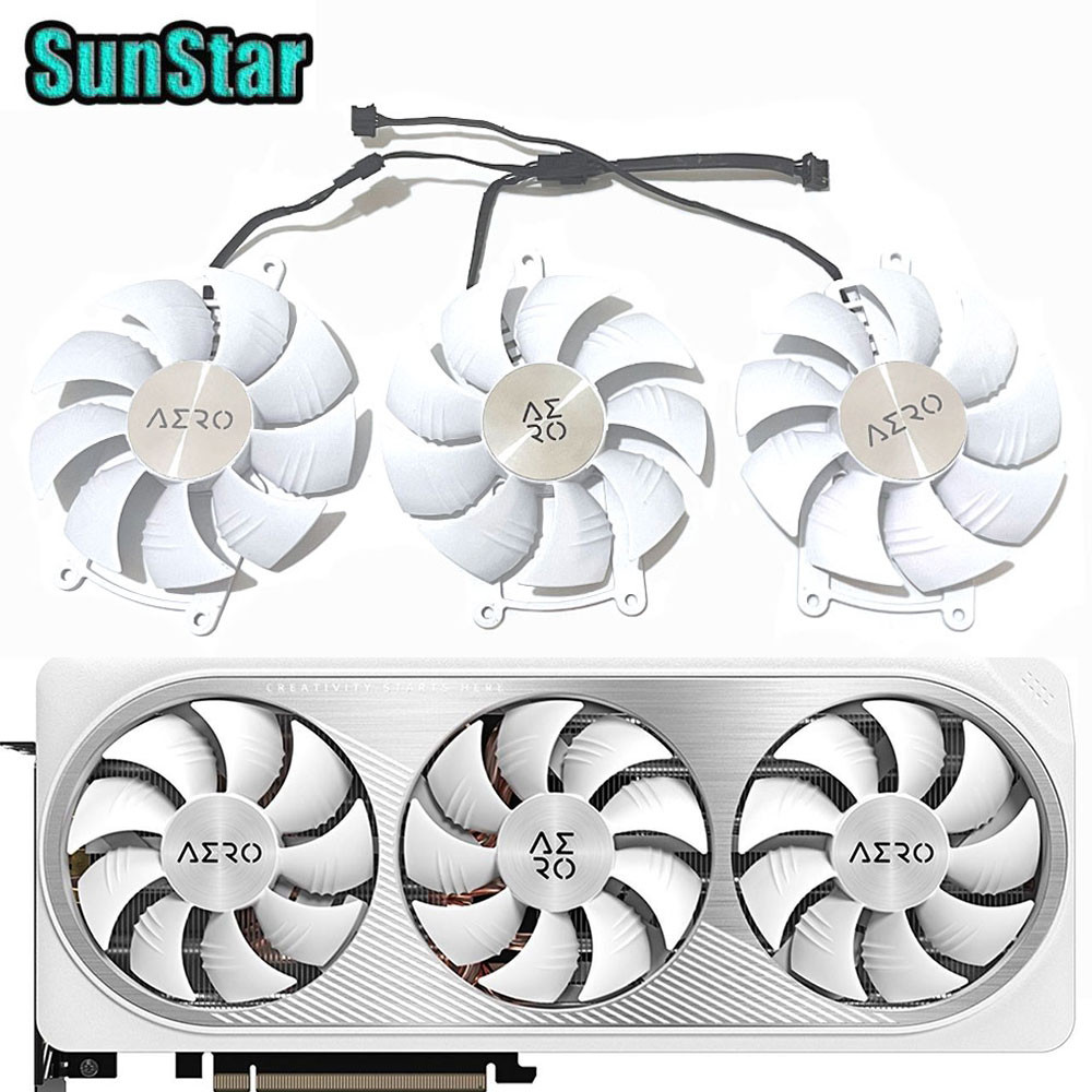NEW Original 87MM AERO RTX 4070 4070TI GPU Cooling Fan For Gigabyte AERO RTX 4070 4070TI 4070 SUPER 