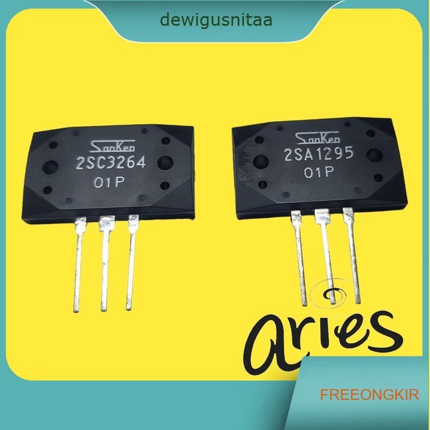 Sanken 2SA1295 2SC3264 Transistor Original Jepang