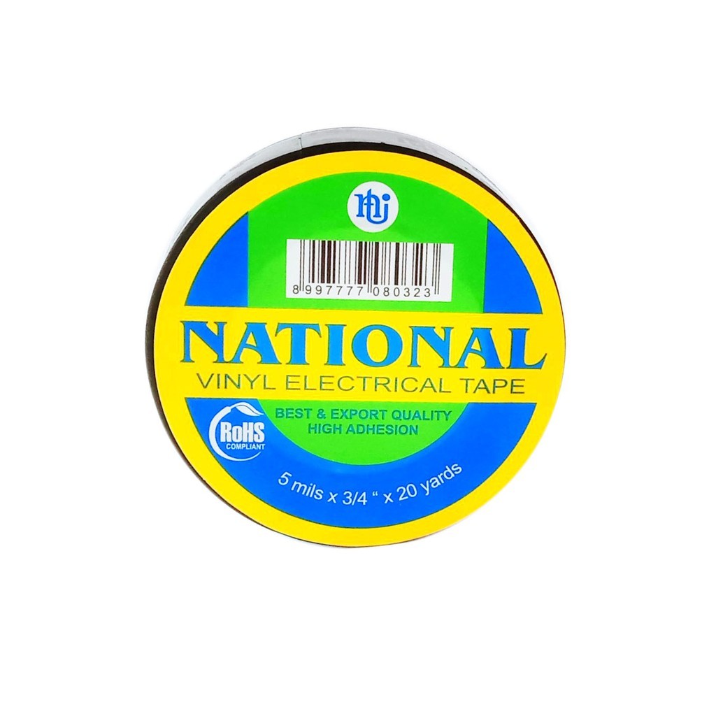 ISOLASI LISTRIK KABEL VINYL - VINYL ELECTRICAL TAPE NATIONAL