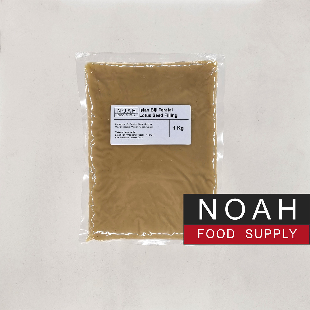 FILLING ISIAN LOTUS MOONCAKE LIEN YUNG WHITE LOTUS PASTE 1 KG